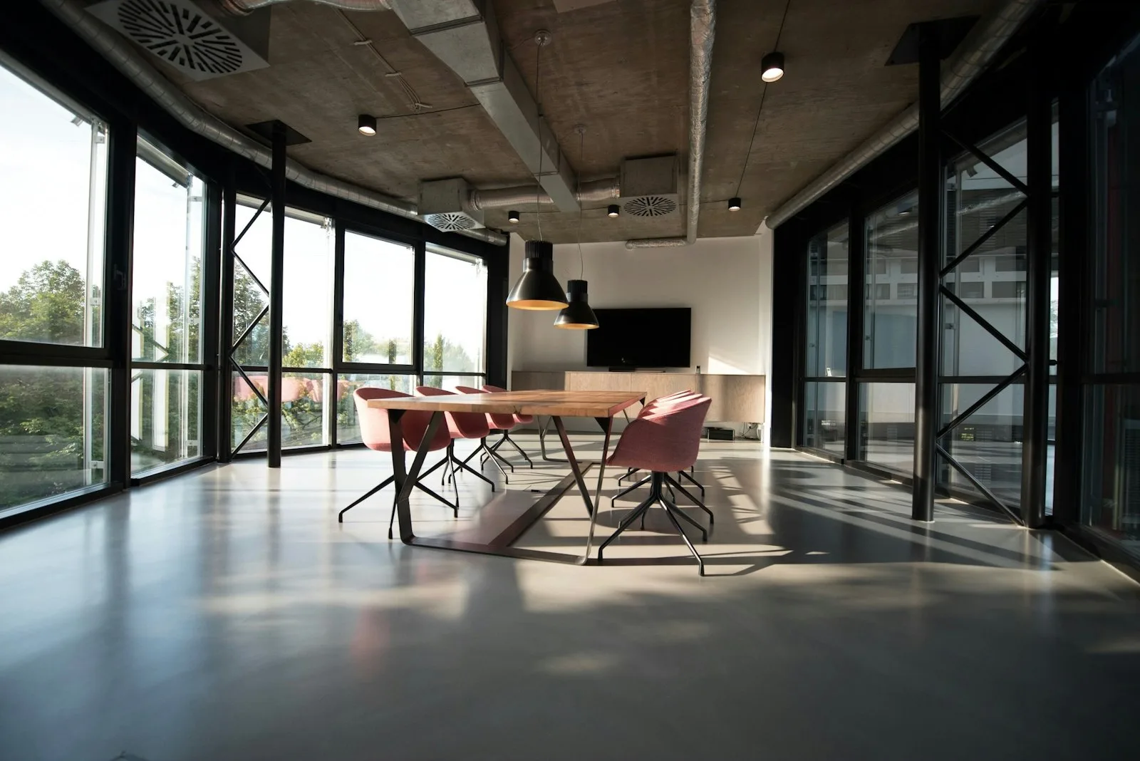 Modern boardroom at the Stoev & Partners offices in Sofia