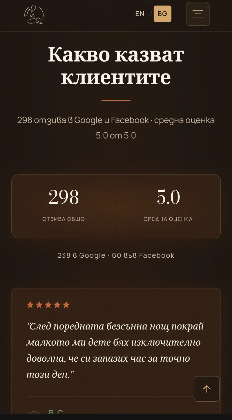 298 real reviews, 5.0 — the proof up front.