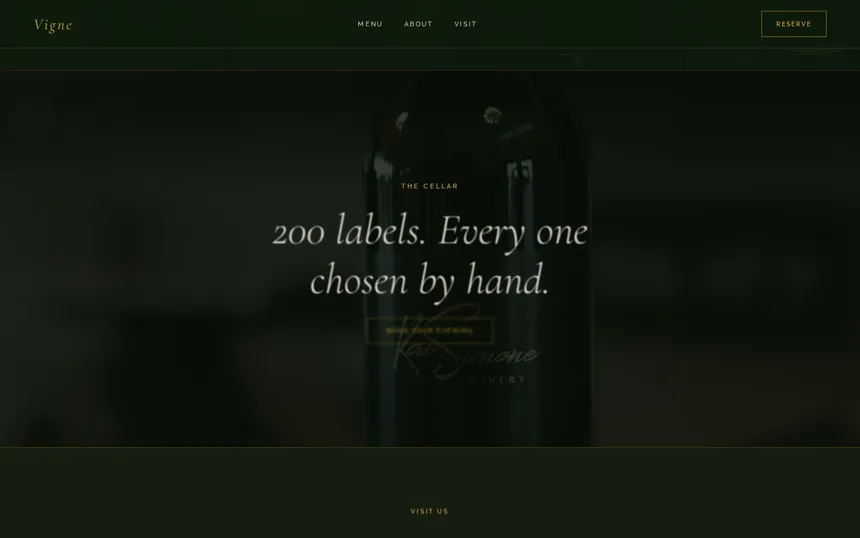 Секция от концепцията Vigne Wine Bar, кадър 3